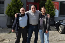 Alex Zachow, Mic Scharf und Markus Lechner bei Schagerl Drums