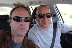 Alex Zachow (Troyan Zachow Drums) und Mic Scharf (Klangmacherei) auf den Weg nach Italien