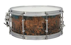 14" x 6" Snare Drum, Klangmacherei Kupferkessel 1,5mm, patiniert