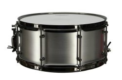 14" x 6,5" Snare Drum, Gedrückter Aluminiumkessel 1,5mm, Black Nickel Hardware